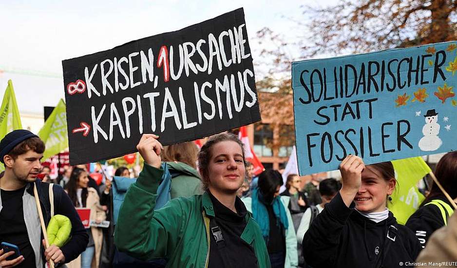 Ενεργειακή κρίση: Διαδηλώσεις σε έξι μεγάλες πόλεις στη Γερμανία